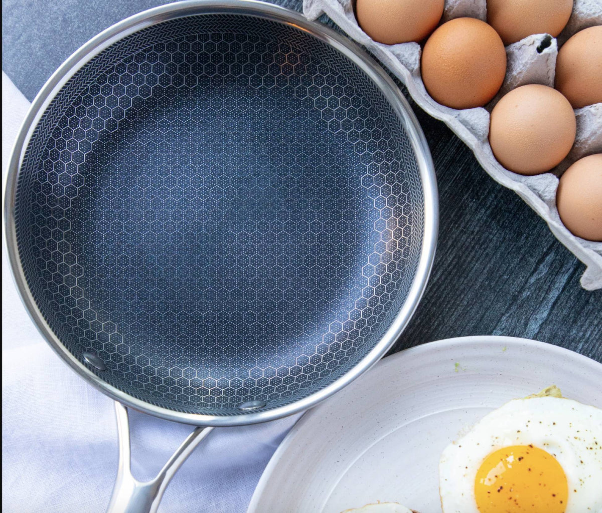 Culina™ - Pixel-Textured Pan For Even, Low-Oil Cooking