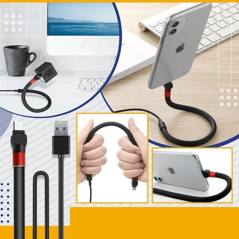 Avara™ - Foldable Cable Stand For Hands‑Free Charging