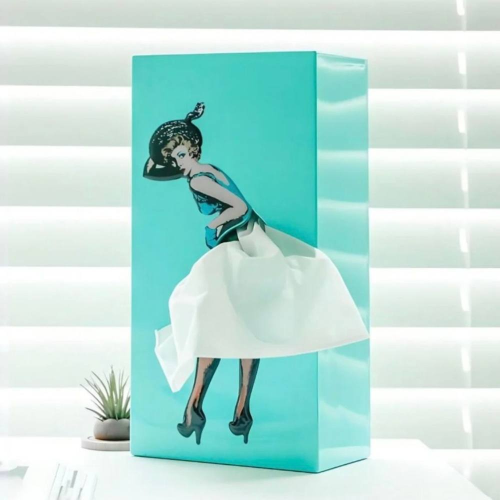 Lufina™ - Whimsical Skirted Tissue Cover for Cheerful Rooms
