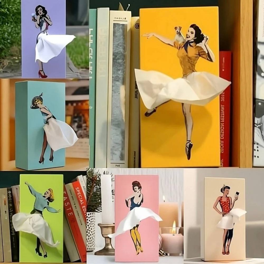 Lufina™ - Whimsical Skirted Tissue Cover for Cheerful Rooms