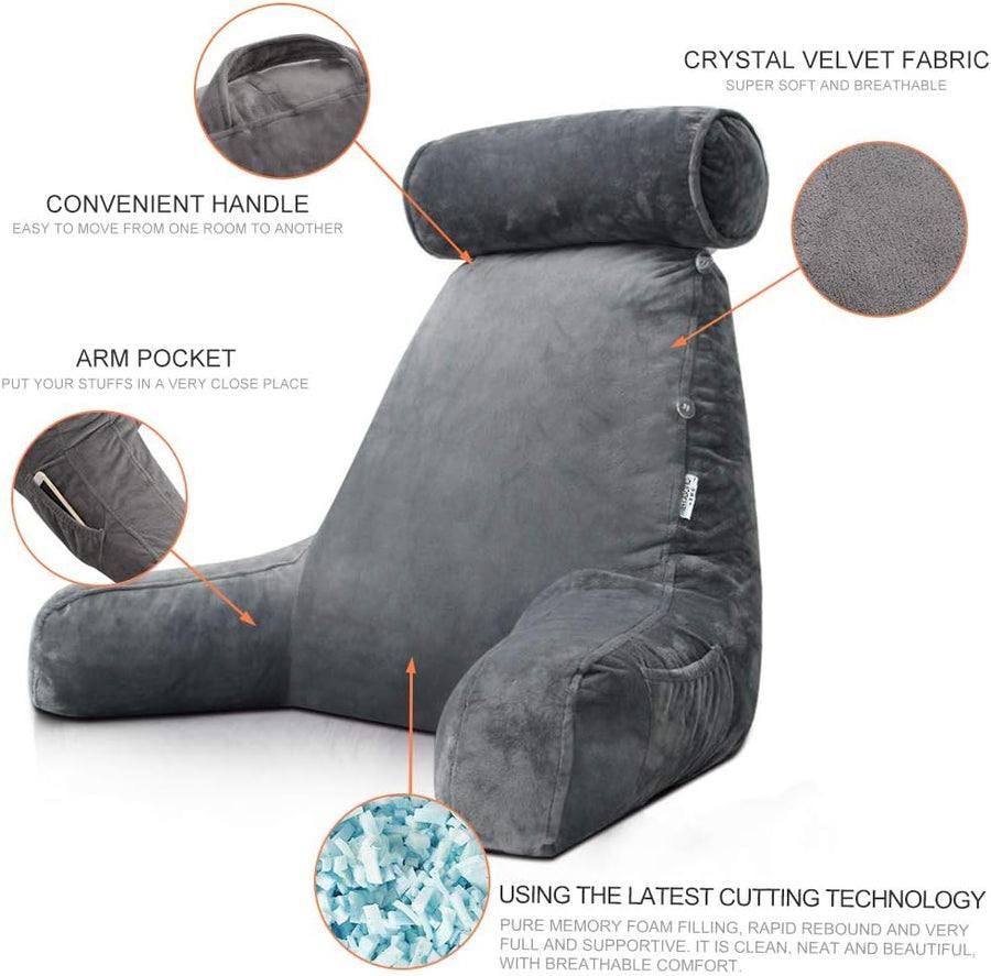 Velori™ - Plush Support for Reading and Lounging