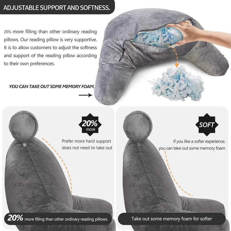 Velori™ - Plush Support for Reading and Lounging