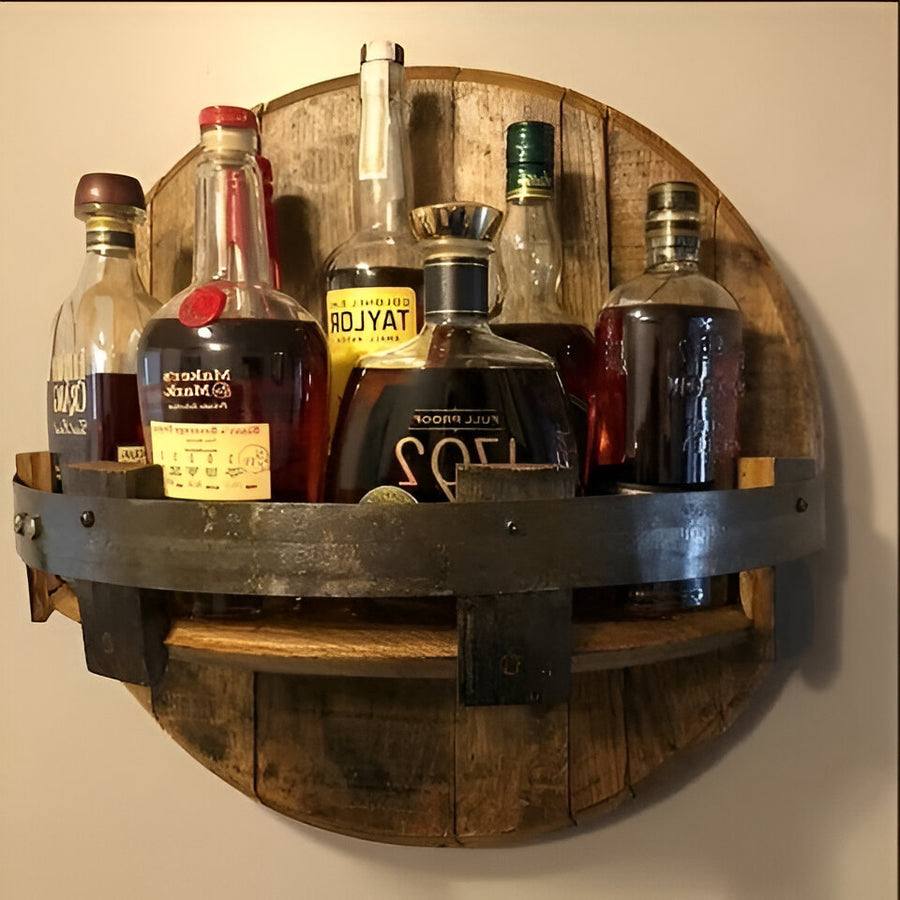 Staver™ - Handcrafted Bourbon Display for Home Bars
