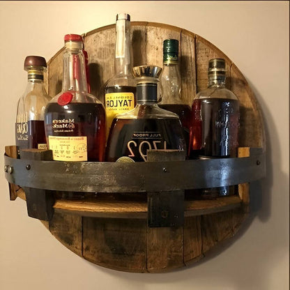 Staver™ - Handcrafted Bourbon Display for Home Bars