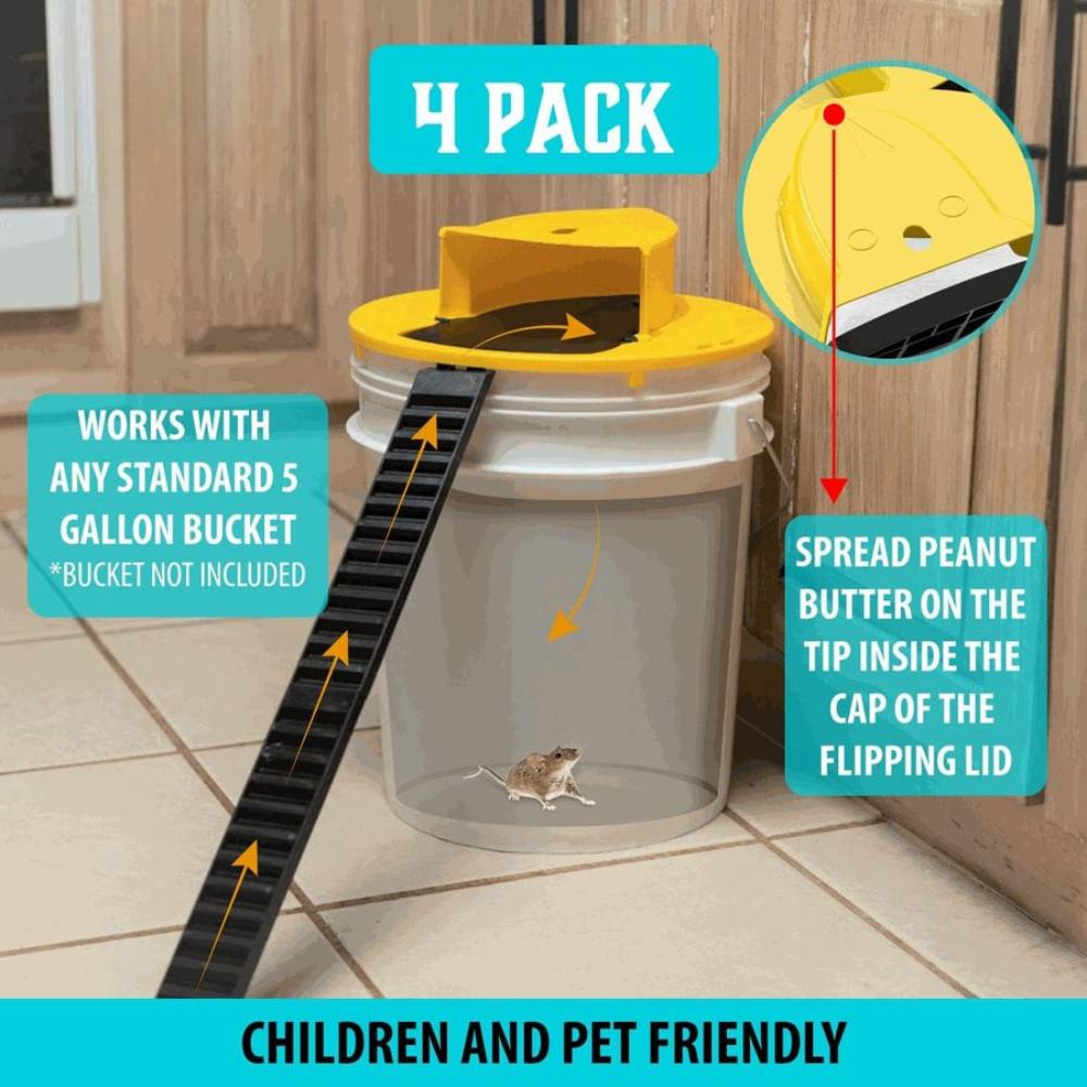 Traply™ - Hands-Free 5-Gallon Bucket Rodent Control
