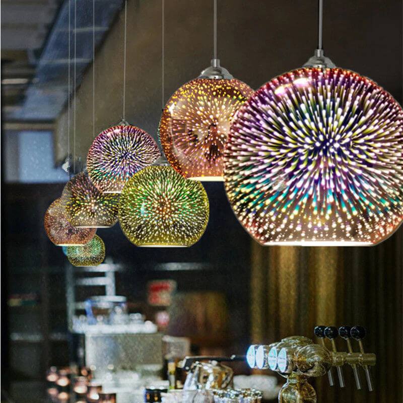 Vesari™ - Sculpted Color-Glass Pendant That Warms Rooms
