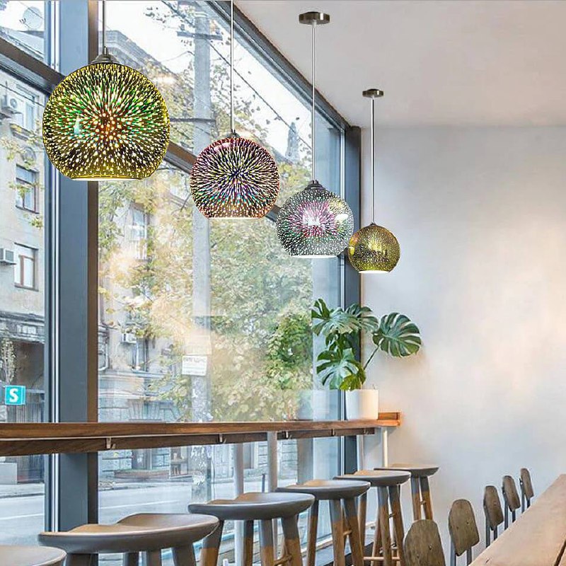 Vesari™ - Sculpted Color-Glass Pendant That Warms Rooms