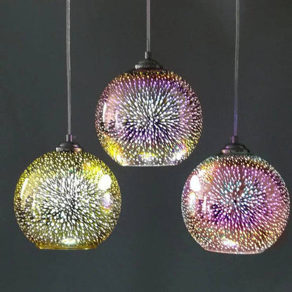 Vesari™ - Sculpted Color-Glass Pendant That Warms Rooms