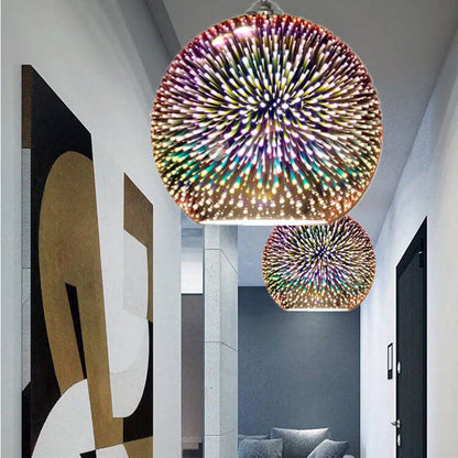 Vesari™ - Sculpted Color-Glass Pendant That Warms Rooms