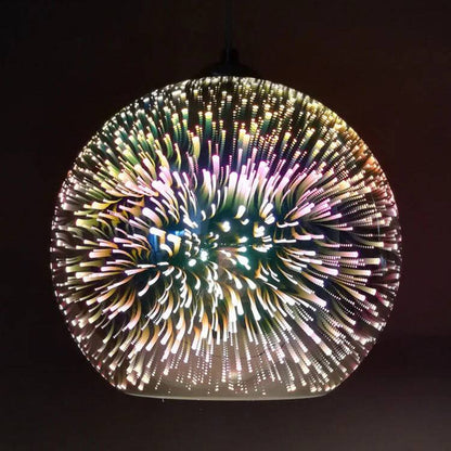 Vesari™ - Sculpted Color-Glass Pendant That Warms Rooms