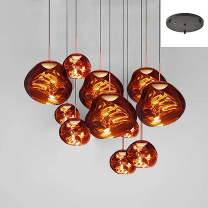 Lustra™ - Sculptural Multi-Head Pendant for Dining
