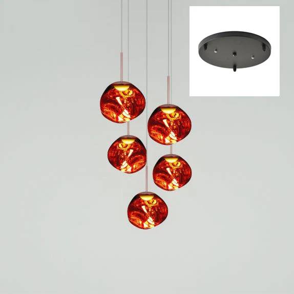 Lustra™ - Sculptural Multi-Head Pendant for Dining