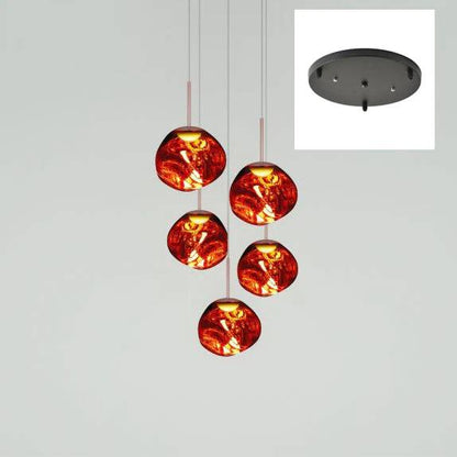 Lustra™ - Sculptural Multi-Head Pendant for Dining