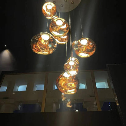 Lustra™ - Sculptural Multi-Head Pendant for Dining
