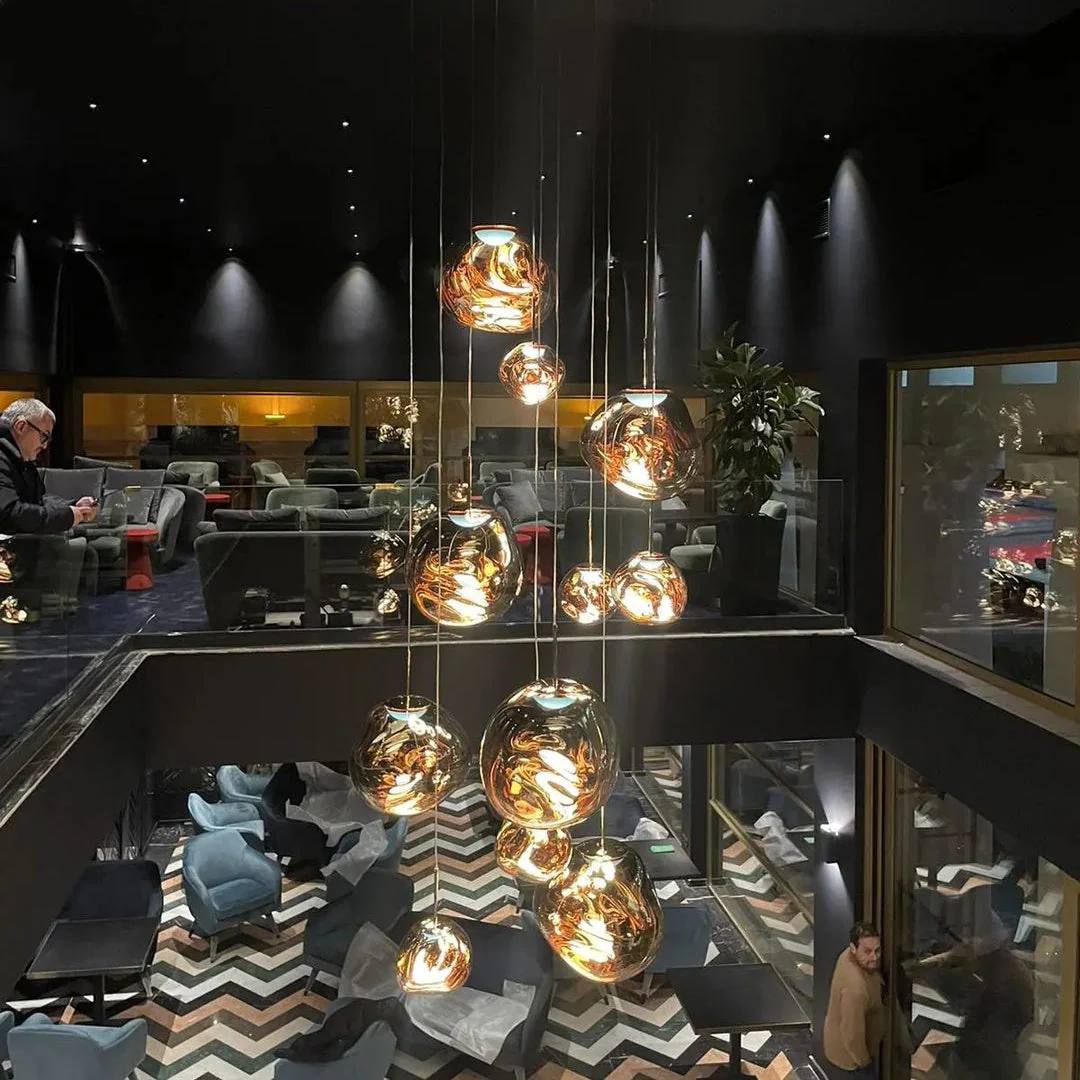 Lustra™ - Sculptural Multi-Head Pendant for Dining