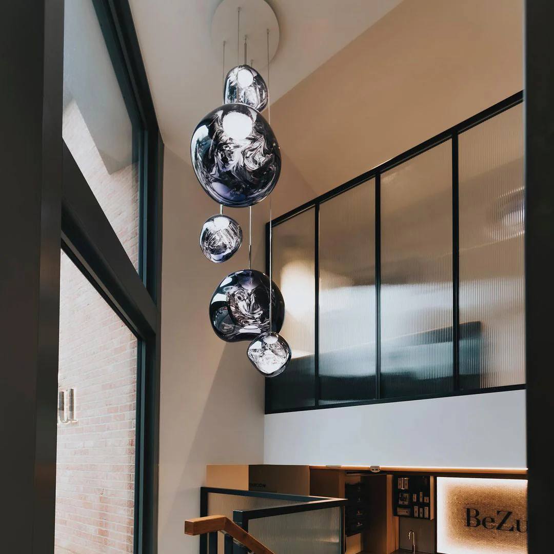 Lustra™ - Sculptural Multi-Head Pendant for Dining