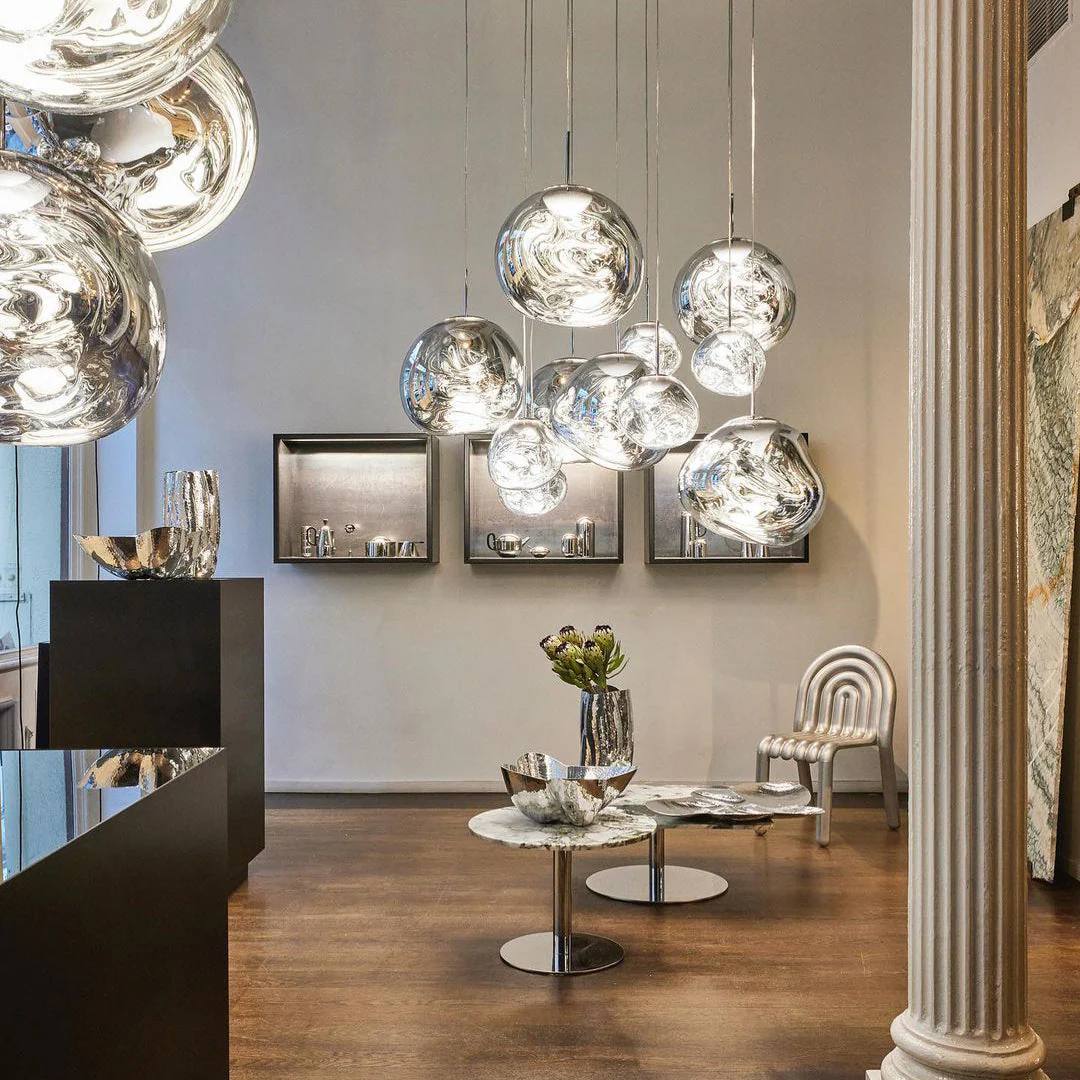 Lustra™ - Sculptural Multi-Head Pendant for Dining