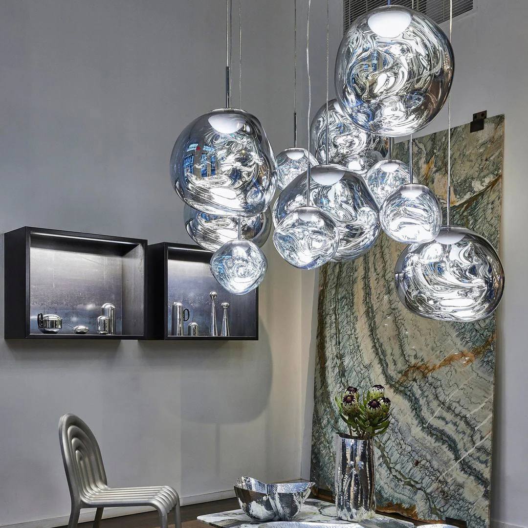 Lustra™ - Sculptural Multi-Head Pendant for Dining