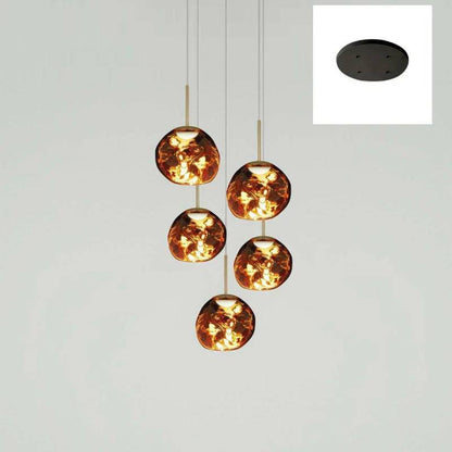 Lustra™ - Sculptural Multi-Head Pendant for Dining