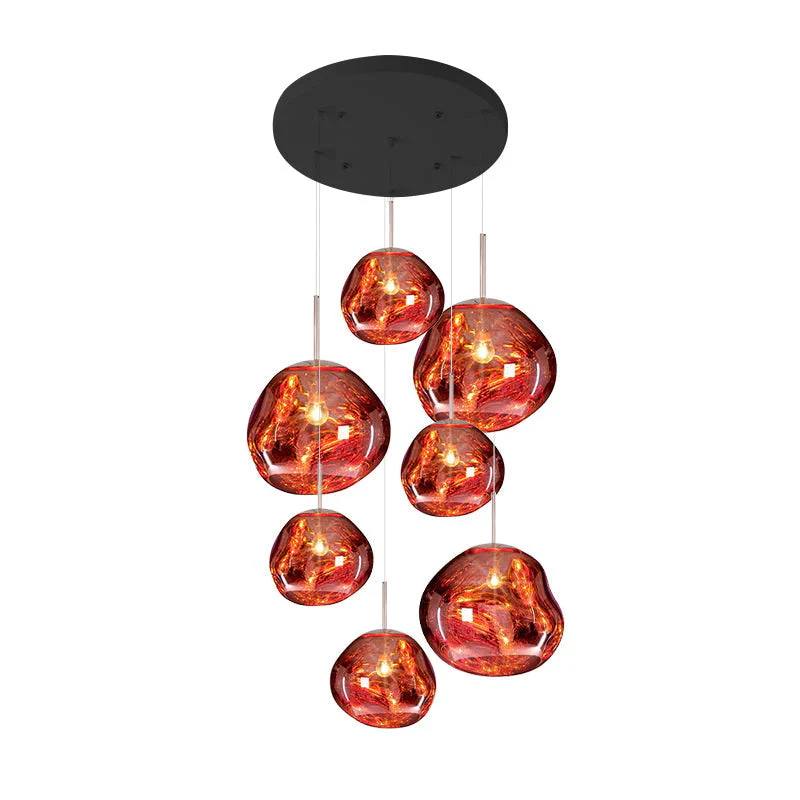 Lustra™ - Sculptural Multi-Head Pendant for Dining