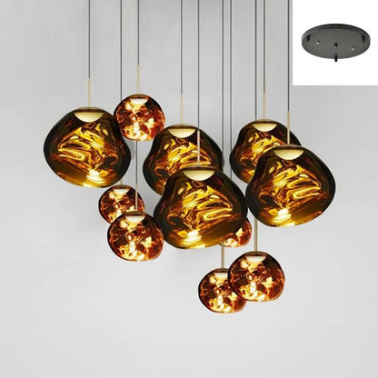 Lustra™ - Sculptural Multi-Head Pendant for Dining