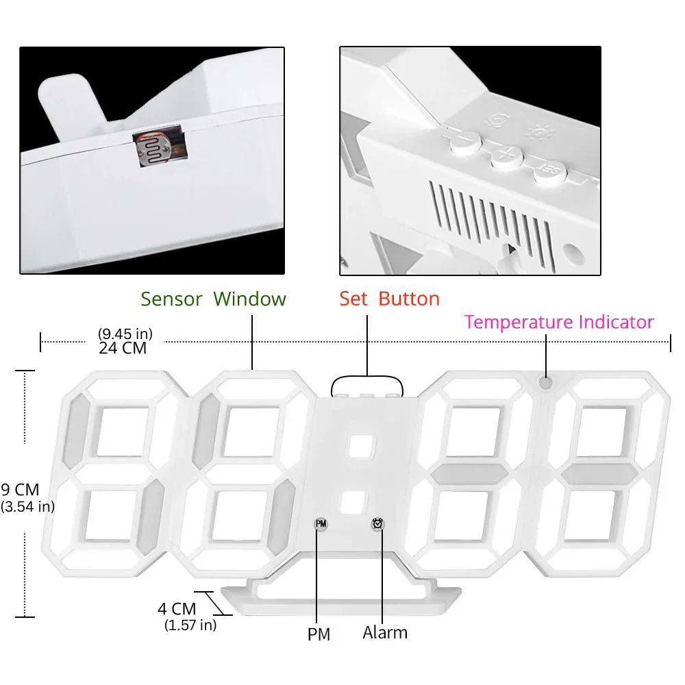 Lumae™ - Soft Dimmable LED Time Display