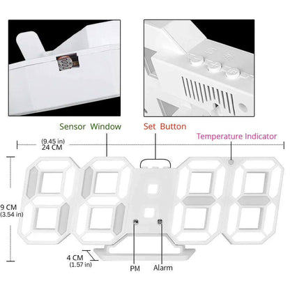 Lumae™ - Soft Dimmable LED Time Display