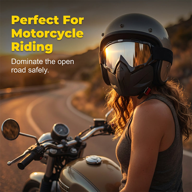 Veyro™ - Detachable Full-Face Goggle Mask for Dust Control