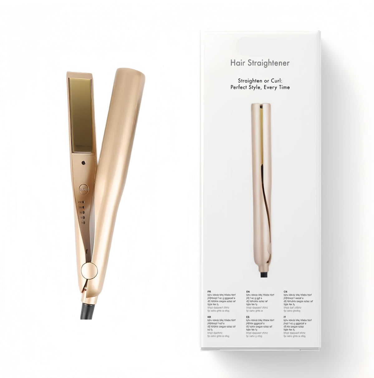 Vellia™ - 2-in-1 Styler For Smooth Curls And Sleek Straightening