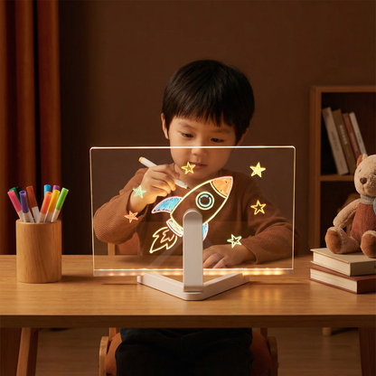 LumoArt™ - Kid-Friendly LED Tracing Board for Reusable Creativity