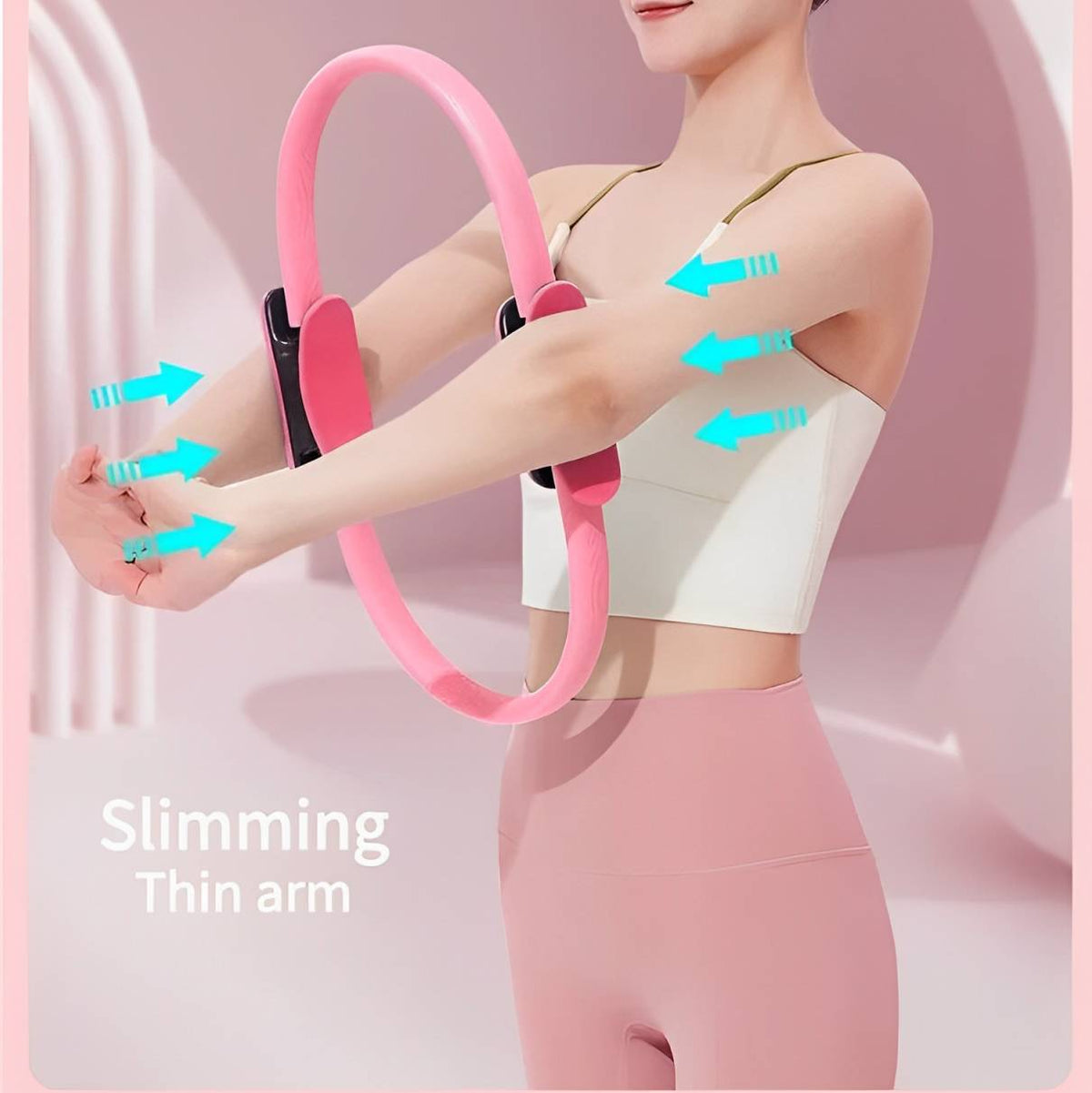 Alera™ - Compact Pilates Resistance Ring For Controlled Squeezes
