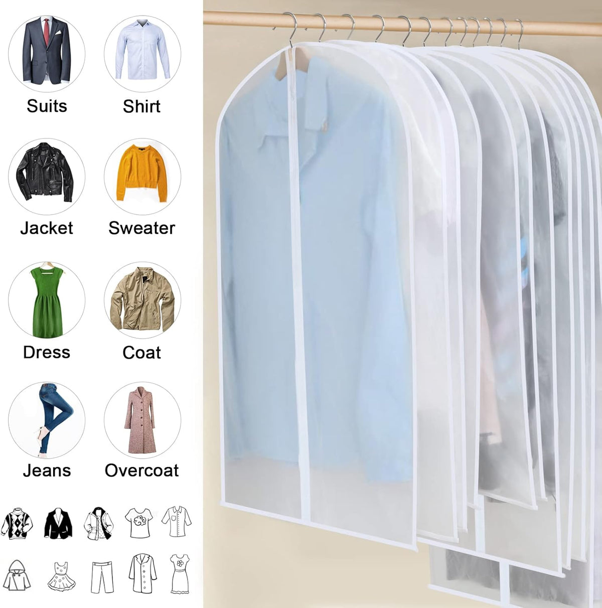 Vesto™ - Neatly Protects Clothes Between Wears